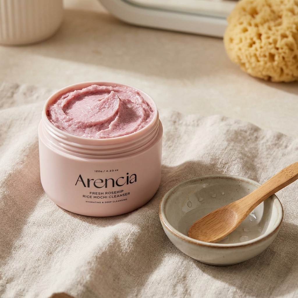 ARENCIA Fresh Rosehip Rice Mochi Cleanser: recensione pratica - commercial_review