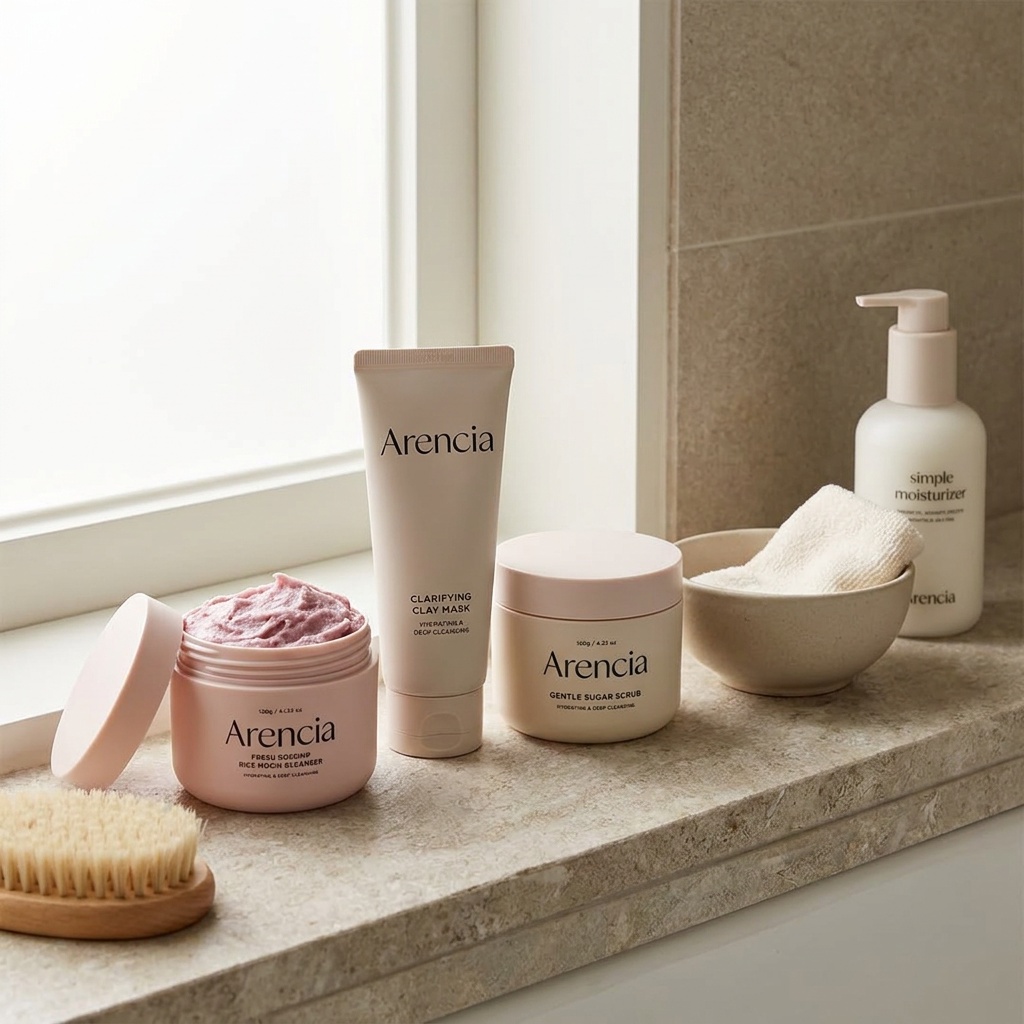 Detergente, maschera o scrub: come si posizionano le tre opzioni Arencia nella stessa routine