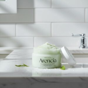 ARENCIA Scrub Corpo E Cuoio Capelluto Con Sale Marino Fresh Cloud Di Arencia (Verde)