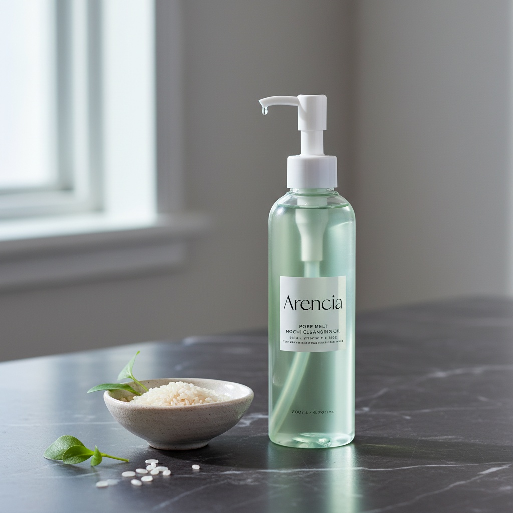 Arencia Pore Melt Mochi Olio Detergente Non Comedogeno Con Amminoacidi Di Riso HD 200 ml