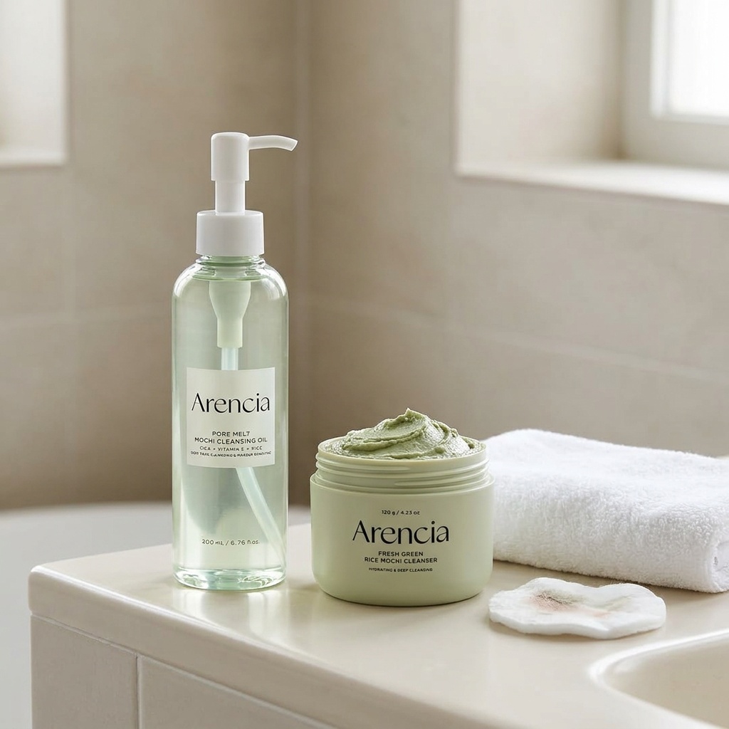 Detergente mochi Arencia e doppia detersione: quando serve davvero